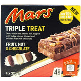 Mars Triple Treat Fruit Nut & Chocolate Bars pack