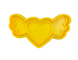 Hubbe Cookie Cutter - Wedding Heart with Wings