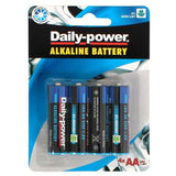 Alkaline AA Batteries - 4 Pack