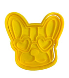 Hubbe Cookie Cutter -Valentine's French Bulldog with Hearts