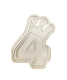 Hubbe Cookie Cutter - Crown Number 4
