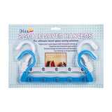 Clothes Hangers Plastic Space Saver 2pcs Per Pack