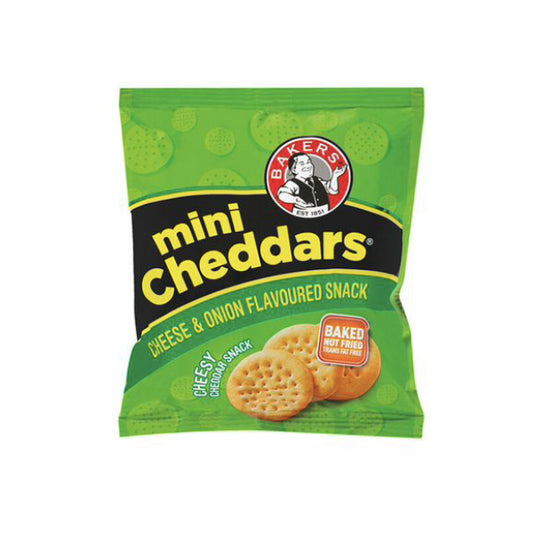 Bakers - Mini Cheddars Cheese & Onion 33g