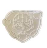 Hubbe Cookie Cutter - Valentine's Superhero with 2 Hearts