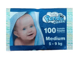 Panda Classic Disposable Nappies Medium 100's