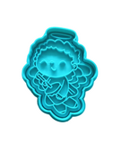 Hubbe Cookie Cutter - Christmas Angel with a Drum