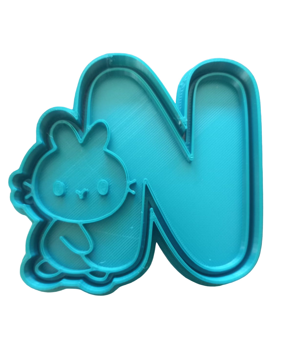 Hubbe Cookie Cutter - Cute Letter N