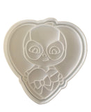 Hubbe Cookie Cutter - Valentine's Superhero with a Heart Box