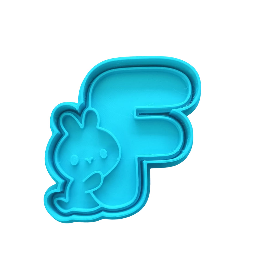 Hubbe Cookie Cutter - Cute Letter F