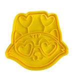 Hubbe Cookie Cutter - Cute Valentine's Cat with Hearts