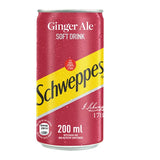 Schweppes Ginger Ale Soft Drink Cans 200ml