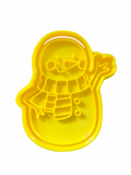 Hubbe Cookie Cutter - Snowman with a Scarf