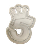 Hubbe Cookie Cutter - Crown Number 5