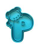 Hubbe Cookie Cutter - Cute Letter P