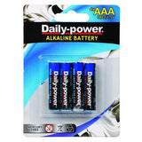 Alkaline AAA Batteries - 4 Pack