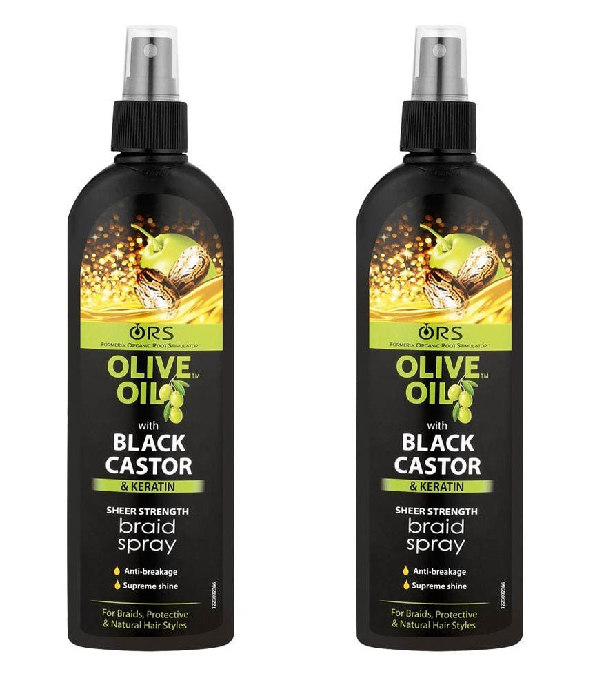 ORS Olive Oil Black Castor Braid Spray 250ml -