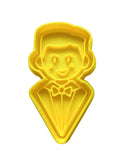 Hubbe Cookie Cutter - Wedding Groom Cake Topper