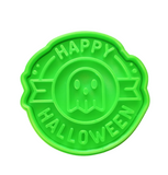Hubbe Cookie Cutter - Happy Halloween Badge
