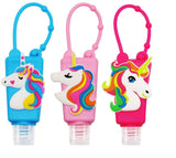 Unicorn Keychain Hand Sanitizer Holders - 3 Piece